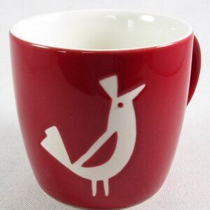NOS NEW Starbucks Collectible Red 14 oz. Partridge Bird Mug, 2011